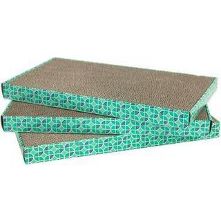 Kitty City XL Bred korrugeret katte ridsere 3 stykker katte ridse katte ridede d?rklip m?bler beskyttere fra katte ridning