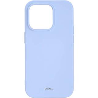 ONSALA Phone Case Silicone Light Blue - iPhone 14 Pro