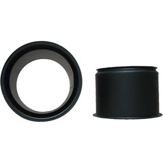 Kaminexperten murbøsning, Ø120 mm, sort (dobbelt)