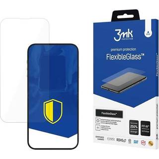 3MK FlexibleGlass iPhone 14/14 Pro Hybrid Skærmbeskytter - 7H - Klar