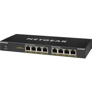 NETGEAR Switch, GS308PP 8PT PoE/PoE+ GE Unmanaged Switch