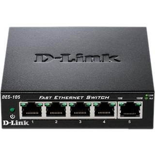 D-Link DES-105 5-Port Fast Ethernet Switch 10/100 Mbps
