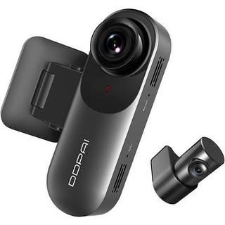 DDPAI mola N3 Pro bilkamera + bakkamera, 1600P, Wi-Fi, GPS - Sort
