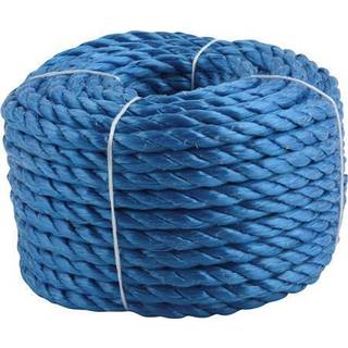 Reb til presenning, Ø8 mm, 20 meter, blå
