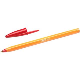 Orange fine kulpenna röd, BIC 8099241, 20stk