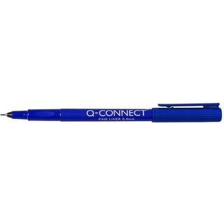 Q-connect fineliner 0,4mm blå