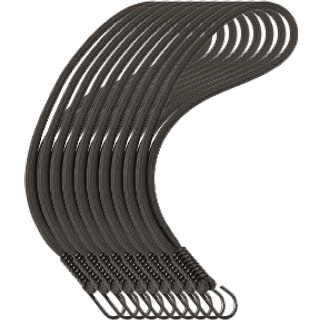 Spannfix Elastik 10 stk. (Sort)