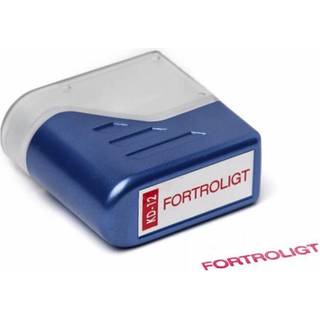 Deskmate stempel "Fortroligt" med rød tekst