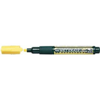 12 x Pentel SMW26 Wet Erase kridtmarker 2-4mm gul