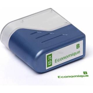Deskmate stempel "B Economique" med grøn tekst