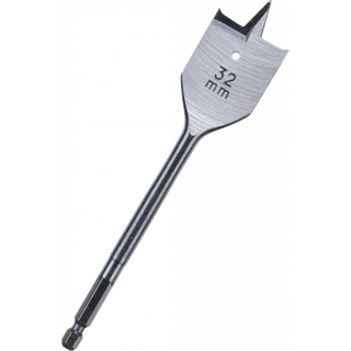 Fladbor 1/4" 6kt skaft 32×152mm