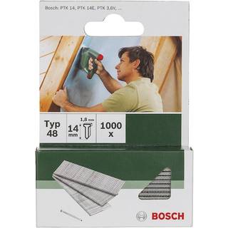 Bosch Søm Type 48 1.8x1.45x14mm 1000 Stk Gl - 2609255813 ✓ På lager - klar til levering og afhentning