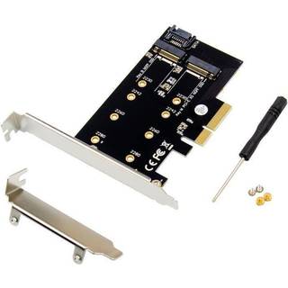 MICROCONNECT PCIe x4 M.2 B & M Key NVMe