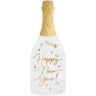 Napkins Champagne, mix, 7x19 cm (1 pkt / 20 pc.)