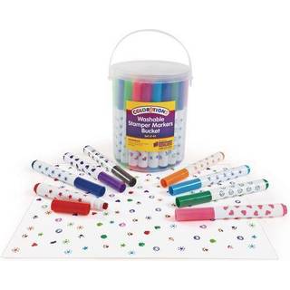 Farve Stampbuck Colorations vaskbar mark?r Stamper Bucket (pakke med 44)
