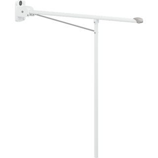 Pressalit Value Toiletstøtte med kort ben 800 mm, hvid