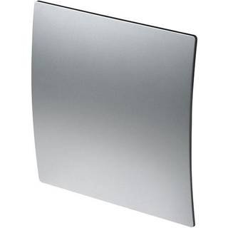 UNITE Frontpanel mat sølv farvet look i buet design til ventilator ø100