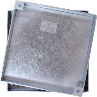 Jesmig 315/425 x 55 mm brønddæksel til integrerede fliser, 12,5 T
