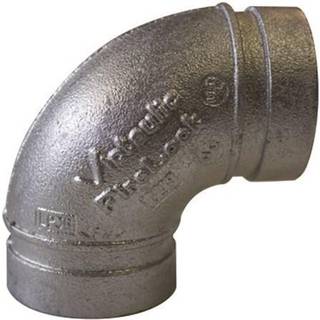 Victaulic FireLock No.001 bøjning 90° 6" galvaniseret