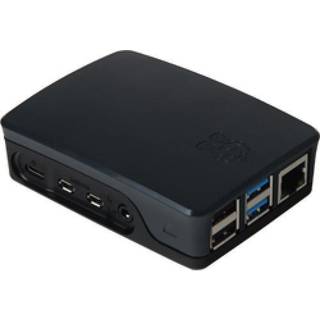 Raspberry Pi plastikhus til Raspberry Pi 4 B computer, hvid