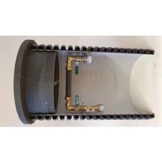 Målerbrønd ø400 mm qn 2,5 m3 med låg i genbrugsplast (frederikshavn model)