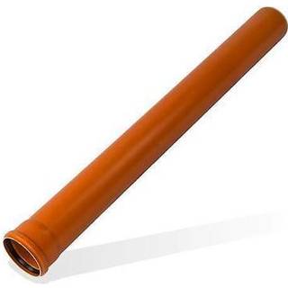 Afløbsrør 200 x 1000 mm SN4 PVC