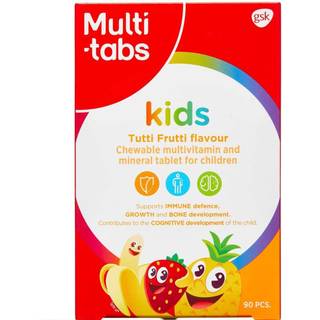 Multi-tabs Kids Tutti Frutti Kosttilskud 90 stk
