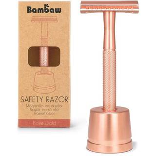 Bambaw - Barberskraber Safety Razor Med Holder - Rose Gold