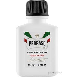 Proraso Aftershave Balm - Sensitive, Grøn Te & Havre, Rejsestørrelse, 25 ml.