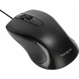 Targus Full-Size - mouse - antimicrobial - USB - black - Mus - Optisk - Sort