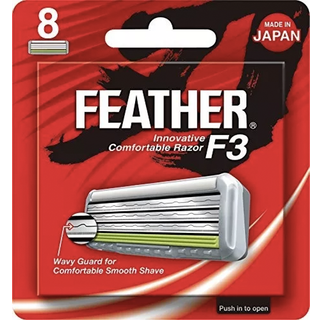 Feather F3 Barberblade (8 stk)