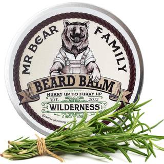 Mr Bear Moustache Comb Steel
