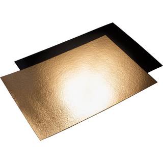 Kagepap 40x58cm kraftig guld og sort