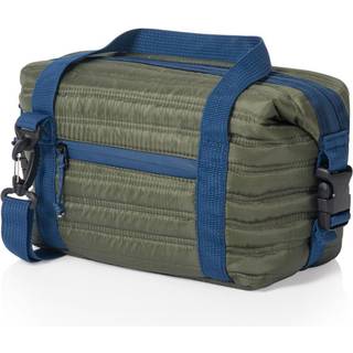 Picnic Time Midday Quilted vaskbar isoleret frokostpose Soft-sidet frokostboks frokostkølerpose (grøn)