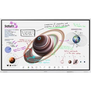 Samsung WM75B interaktiv whiteboard 190,5 cm (75') 3840 x 2160 pixel Berøringsskærm Grå USB / Bluetooth