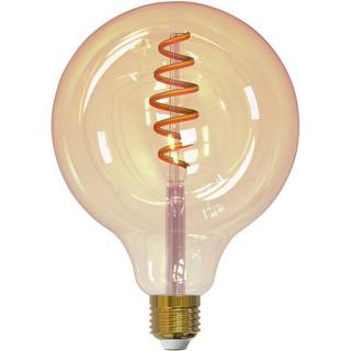 Airam SmartHome Globe 125 glødelampe, E27, ravfarvet, 350lm, 1800-3000K, WiFi