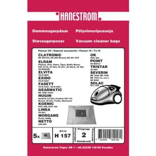 Premium Støvsugerposer, syntetfiber, 5stk. DU12286 Modsvarer: N/A