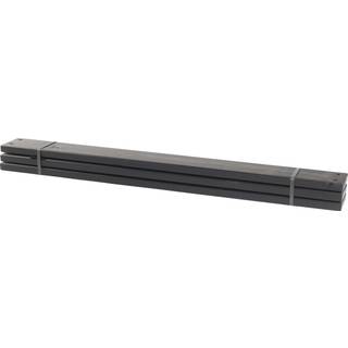 PLUS PIPE planker, 120 cm, sort/nåletræ  - 3 stk.