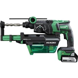HiKOKI DH18DPC Kombihammer med tilbehør, batteri og oplader