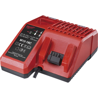 Oplader Milwaukee M12-18 C, 12 / 14,4 / 18 V, Li-ion