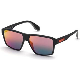 Adidas Mand OR0039 02U Solbriller Injiceret Sort-opaque Bordeaux Geometrisk Normal Spejl