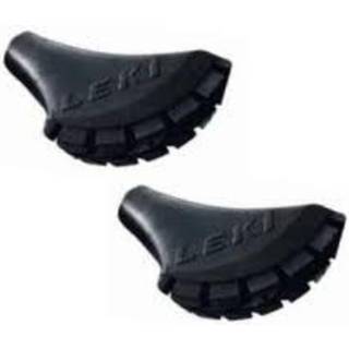 Leki Rubber Tip Walking Black, OneSize