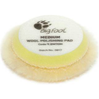 Uldskive RUPES BigFoot D-A Medium Wool, Ø160 mm, mellemhård, passer til bagskive Ø150 mm