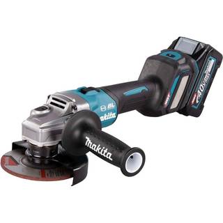 Maktia GA023GM201 40V XGT Vinkelsliber med 2 stk. 4,0Ah batteri, lader og Makpac