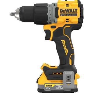 DeWALT 18V XR kompakt boremaskine med 2 x power stack batterier og lader