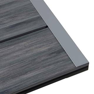 Kirkedal Heimdal endeliste, grey - RAL 7040 - 30x25x50x3000 mm