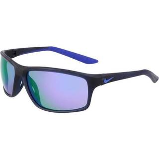 Nike Unisex NIKE ADRENALINE 22 M DV2155 451 Solbriller Plast Blå Violet Firkantet Spejlet