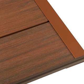 Kirkedal Heimdal endeliste, hardwood - RAL 8003 - 30x25x50x3000 mm