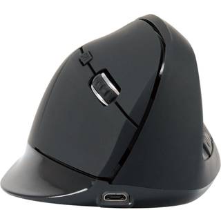 Conceptronics Conceptronic LORCAN03B ERGO - vertical mouse - Bluetooth 5.2 - black - Vertical mouse - Optisk - 6 knapper - Sort