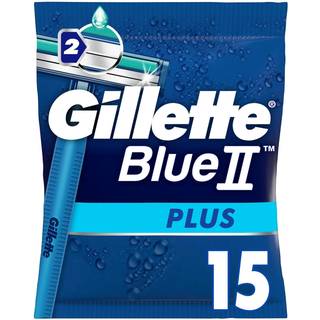 Gillette BlueII Plus Engangsskrabere 15 Stk.